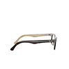 Ray-Ban RX5228 Eyeglasses 5057 dark havana on beige texture - product thumbnail 3/4