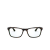 Ray-Ban RX5279 Eyeglasses 5974 havana on transparent green - product thumbnail 1/4