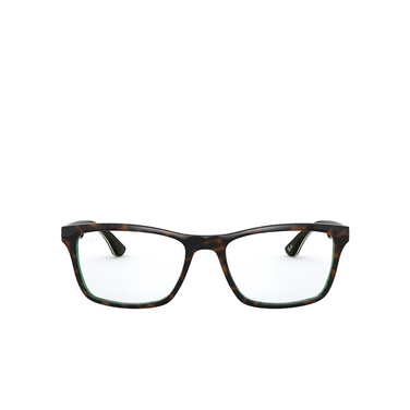 Ray-Ban RX5279 Eyeglasses 5974 havana on transparent green - front view
