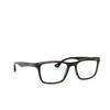 Ray-Ban RX5279 Eyeglasses 5974 havana on transparent green - product thumbnail 2/4