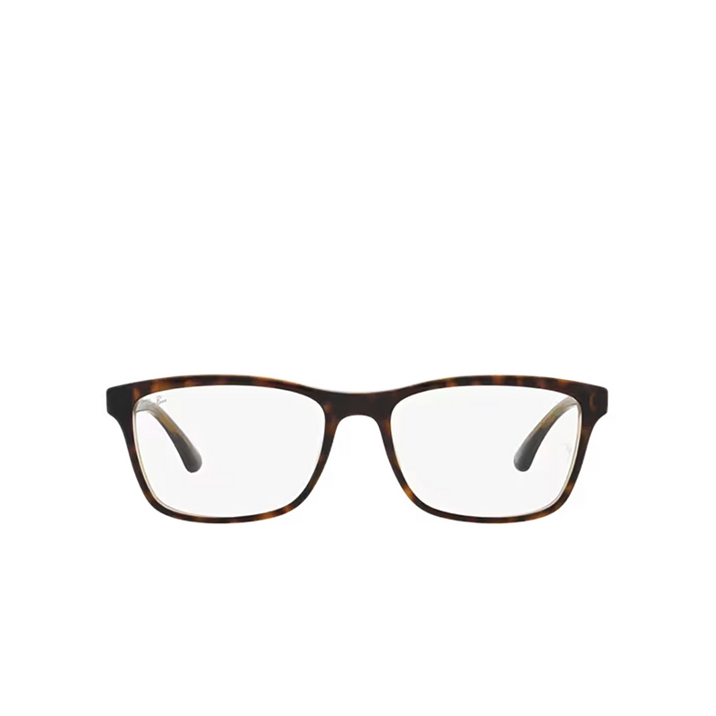Ray-Ban RX5279 Eyeglasses 8285 havana on transparent yellow - 1/4