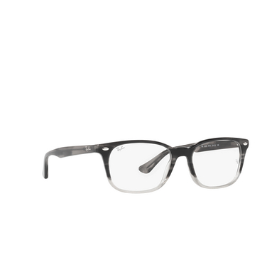 Ray-Ban RX5375 Korrektionsbrillen 8106 grey havana - Dreiviertelansicht