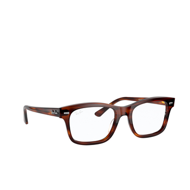 Ray-Ban RX5383 Korrektionsbrillen 2144 striped red havana - Dreiviertelansicht