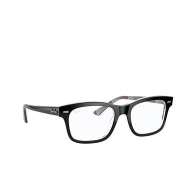 Lunettes de vue Ray-Ban RX5383 8089 black - Vue trois quarts