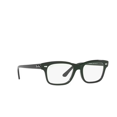 Ray-Ban RX5383 Eyeglasses 8226 green - three-quarters view