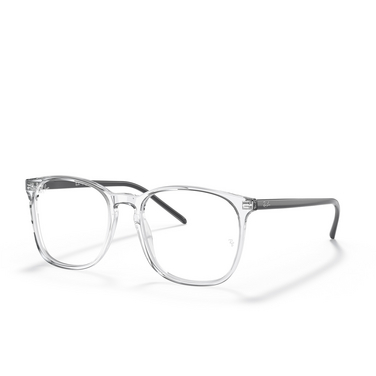 Ray-Ban RX5387 Eyeglasses 8181 transparent - three-quarters view
