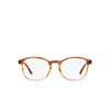 Gafas graduadas Ray-Ban RX5417 8253 striped brown & yellow - Miniatura del producto 1/4