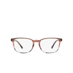 Ray-Ban RX5418 8251 Striped Brown & Red 8251 striped brown & red