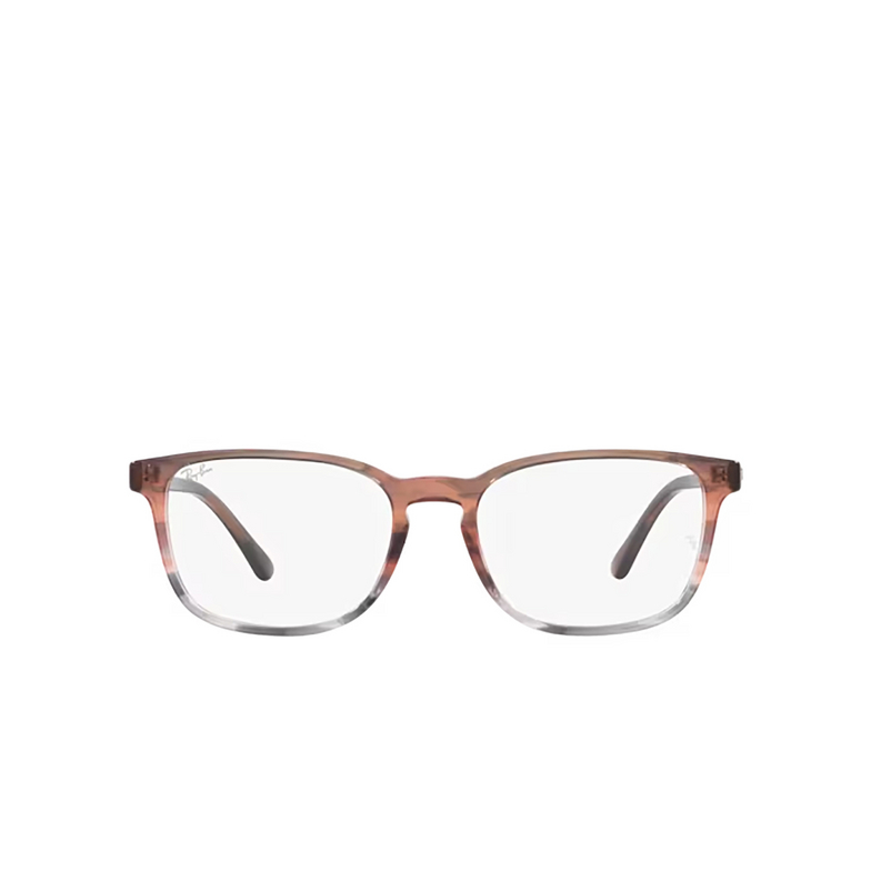 Ray-Ban RX5418 Eyeglasses 8251 striped brown & red - 1/4