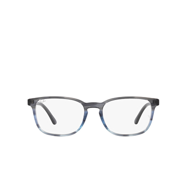 Ray-Ban RX5418 Eyeglasses 8254 striped grey & blue - front view