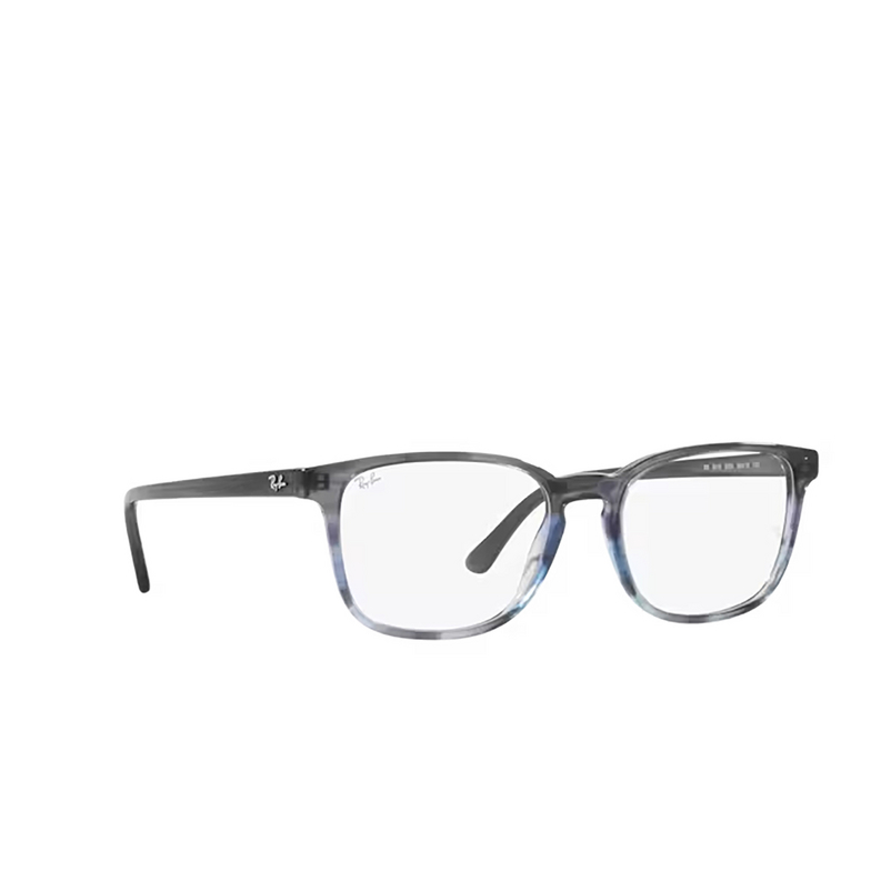 Gafas graduadas Ray-Ban RX5418 8254 striped grey & blue - 2/4