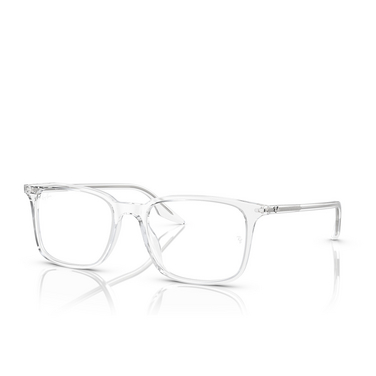 Lunettes de vue Ray-Ban RX5421 2001 transparent - Vue trois quarts