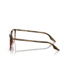 Ray-Ban RX5421 Eyeglasses 8251 striped brown & red - product thumbnail 3/4