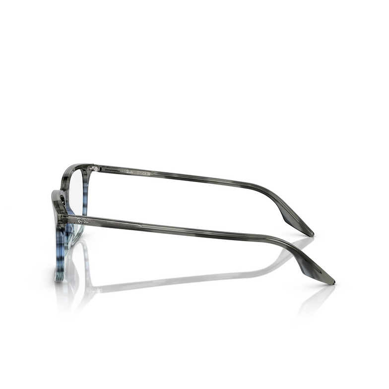 Ray-Ban RX5421 Eyeglasses 8254 striped grey & blue - 3/4
