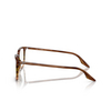 Ray-Ban RX5421 Eyeglasses 8255 striped brown & green - product thumbnail 3/4