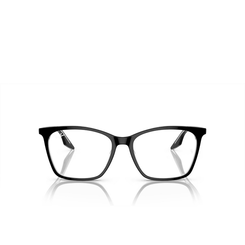 Gafas graduadas Ray-Ban RX5422 2034 black on transparent - 1/4