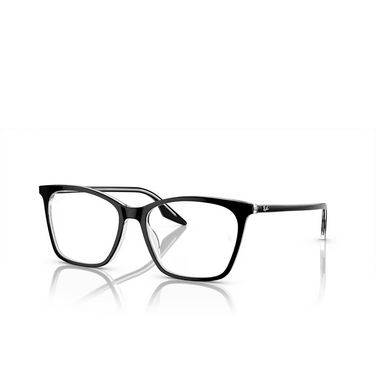 Ray-Ban RX5422 Eyeglasses 2034 black on transparent - three-quarters view