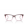 Ray-Ban RX5422 Eyeglasses 8311 red & pink - product thumbnail 1/4