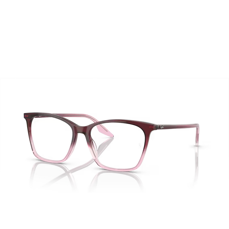 Ray-Ban RX5422 Eyeglasses 8311 red & pink - 2/4