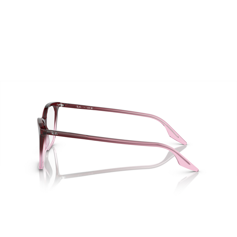 Ray-Ban RX5422 Eyeglasses 8311 red & pink - 3/4