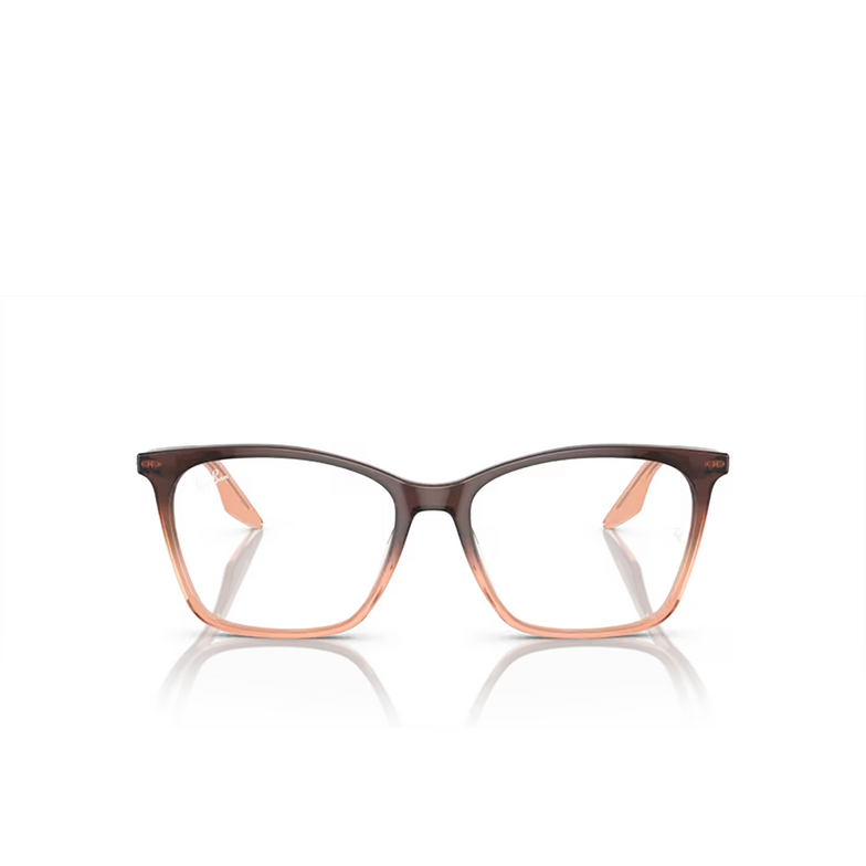 Ray-Ban RX5422 Eyeglasses 8312 brown & orange - 1/4