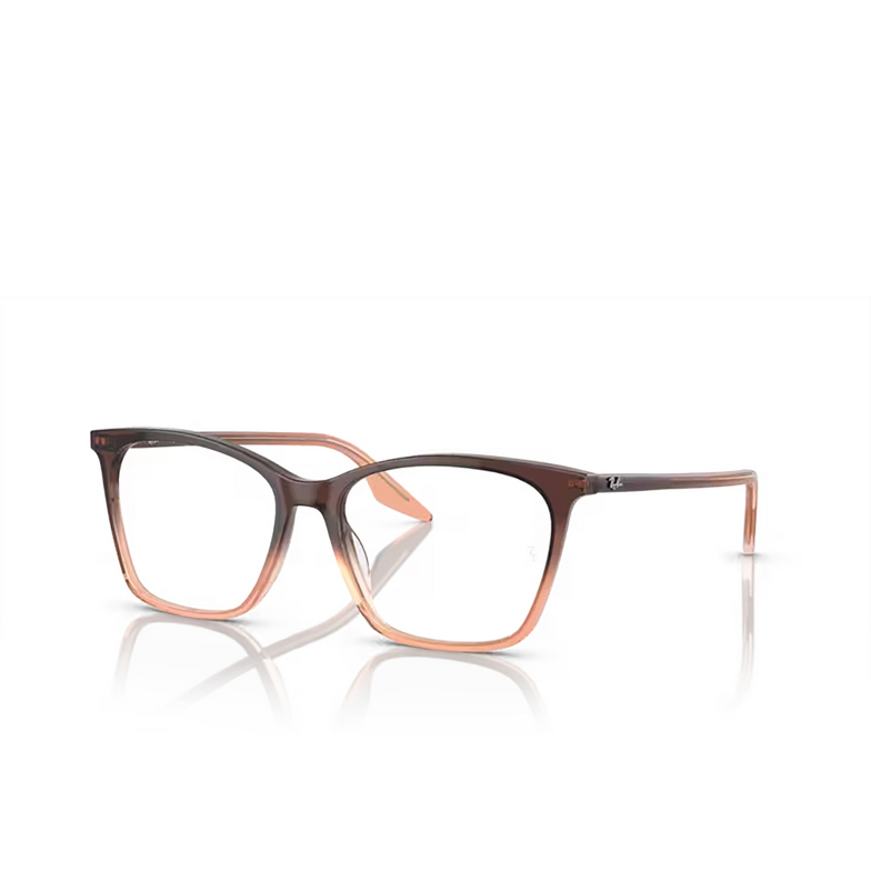 Ray-Ban RX5422 Eyeglasses 8312 brown & orange - 2/4