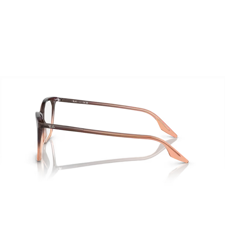 Ray-Ban RX5422 Eyeglasses 8312 brown & orange - 3/4