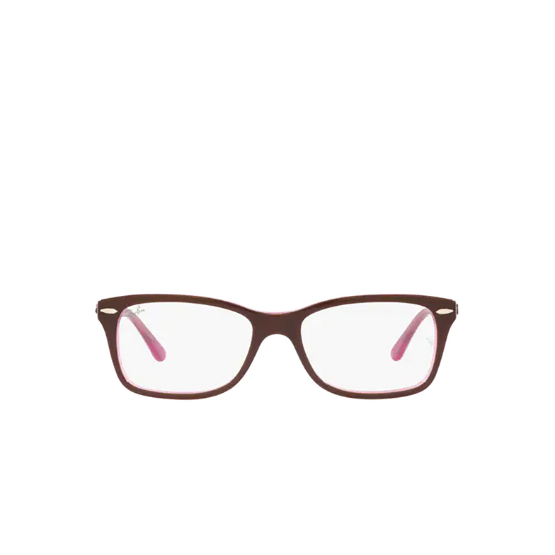 Lunettes de vue Ray-Ban RX5428 2126 brown on pink - 1/4