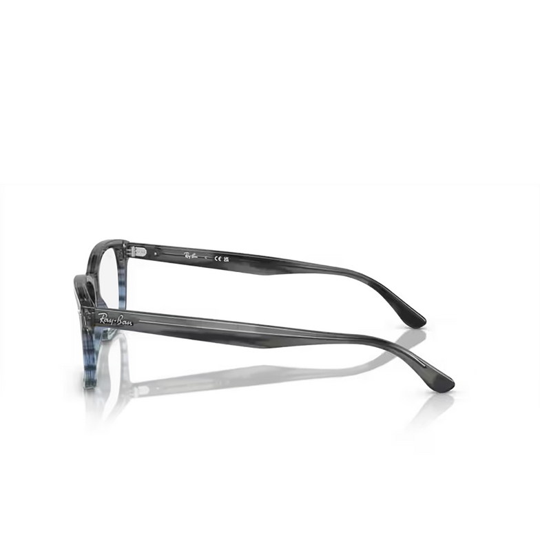 Ray-Ban RX5428 Korrektionsbrillen 8254 striped grey & blue - 3/4