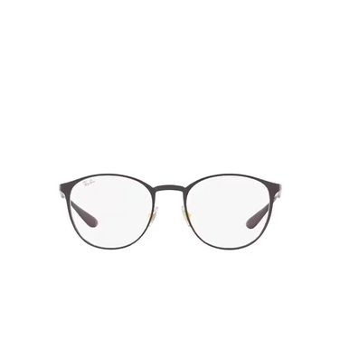 Ray-Ban RX6355 Eyeglasses 3158 dark grey on gold - front view