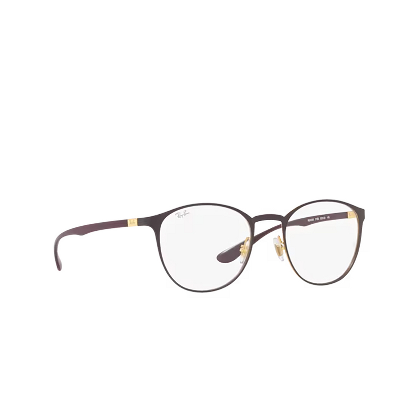 Ray-Ban RX6355 Eyeglasses 3158 dark grey on gold - 2/4