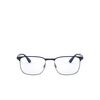 Gafas graduadas Ray-Ban RX6363 2947 blue on gunmetal - Miniatura del producto 1/4