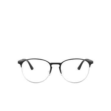 Ray-Ban RX6375 Eyeglasses 2861 black on silver - front view