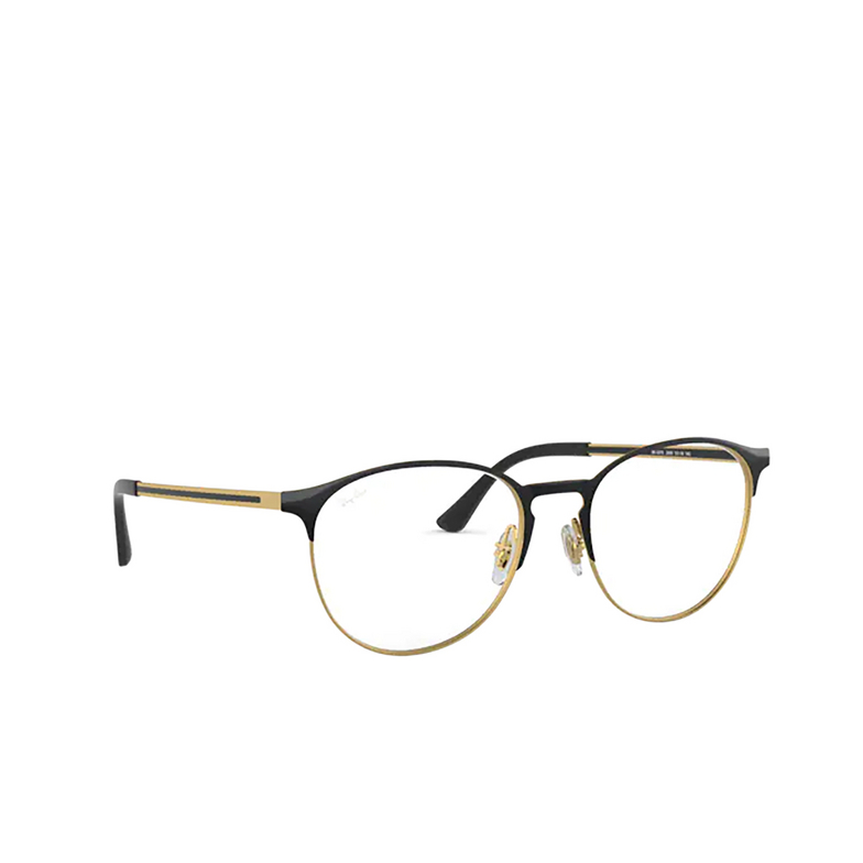 Ray-Ban RX6375 Eyeglasses 2890 black on gold - 2/4