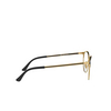 Ray-Ban RX6375 Eyeglasses 2890 black on gold - product thumbnail 3/4