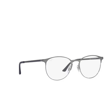 Gafas graduadas Ray-Ban RX6375 3135 gunmetal - Vista tres cuartos