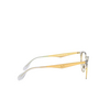 Occhiali da vista Ray-Ban RX6396 5762 gold - anteprima prodotto 3/4