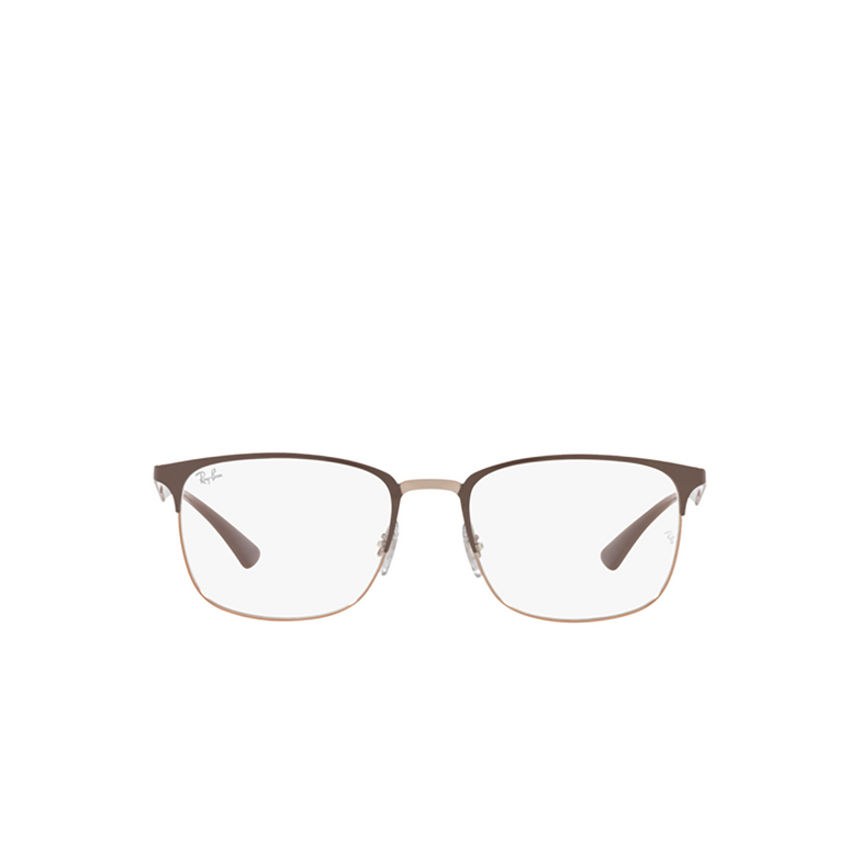 Ray-Ban RX6421 Eyeglasses 2973 beige on copper - 1/4