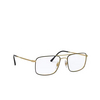 Lunettes de vue Ray-Ban RX6434 2946 black on gold - Vignette du produit 2/4