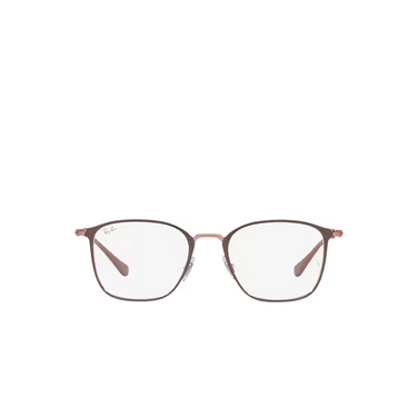 Ray-Ban RX6466 Eyeglasses 2973 beige on copper - front view