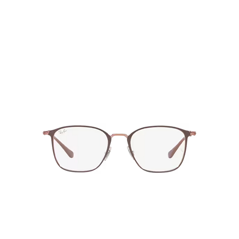 Ray-Ban RX6466 Eyeglasses 2973 beige on copper - 1/4