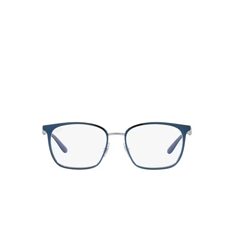 Ray-Ban RX6486 Eyeglasses 3124 blue on gunmetal - 1/4