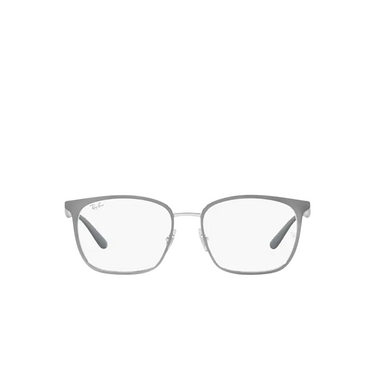 Ray-Ban RX6486 Eyeglasses 3125 grey on silver - front view