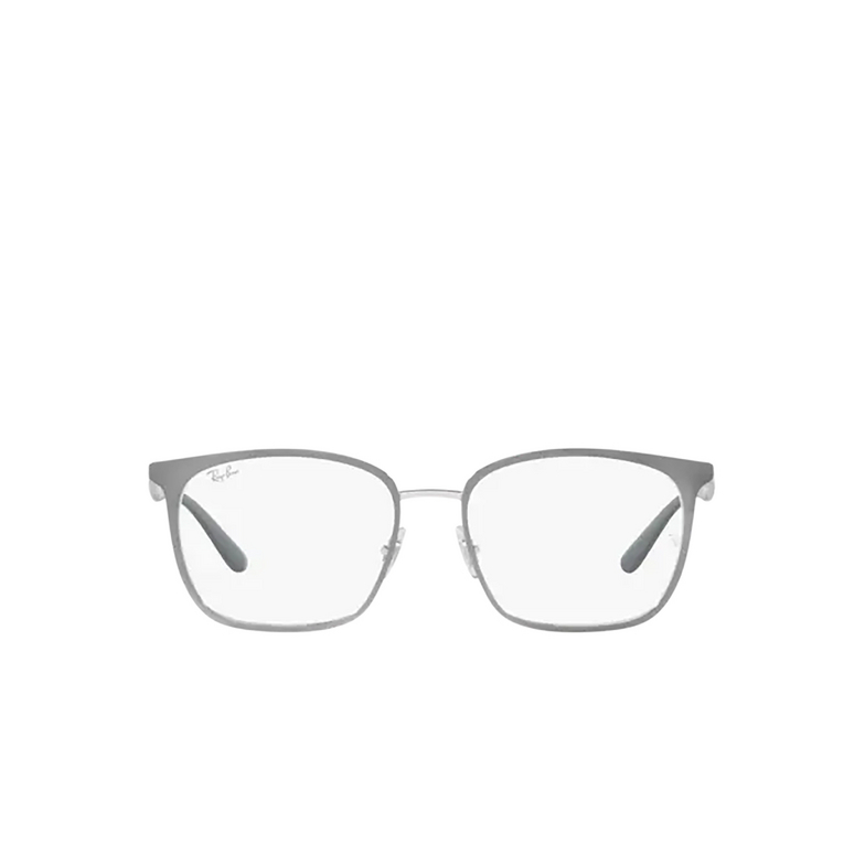 Lunettes de vue Ray-Ban RX6486 3125 grey on silver - 1/4