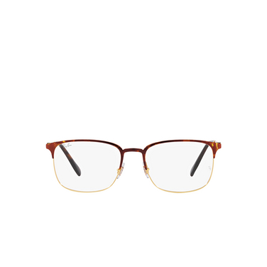 Ray-Ban RX6494 Eyeglasses 2945 havana on gold - front view