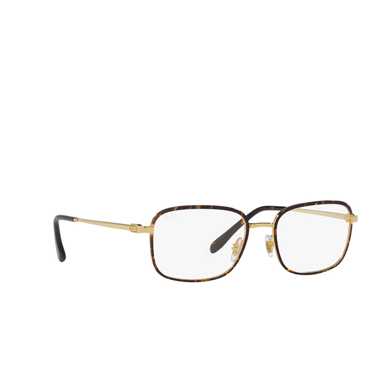 Ray-Ban RX6495 Eyeglasses 2945 havana on gold - 2/4
