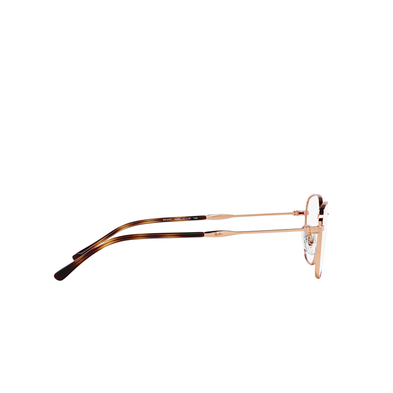 Gafas graduadas Ray-Ban RX6497 3094 rose gold - 3/4