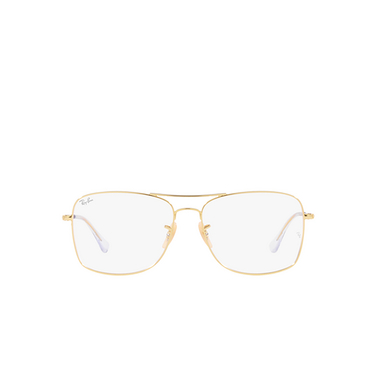 Lunettes de vue Ray-Ban RX6498 2500 gold - Vue de face