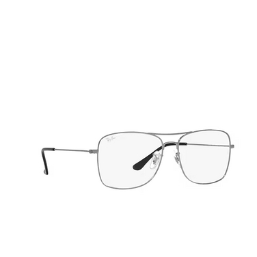 Ray-Ban RX6498 Korrektionsbrillen 2502 gunmetal - Dreiviertelansicht