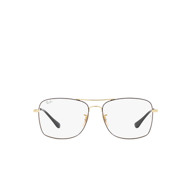 Ray-Ban RX6498 Eyeglasses 2991 black on gold - front view